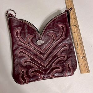 Leather boot purse